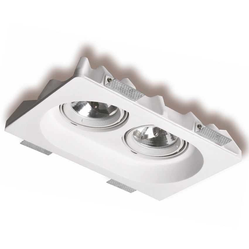 Empotrable Escayola Basculante 2 Luces QR111