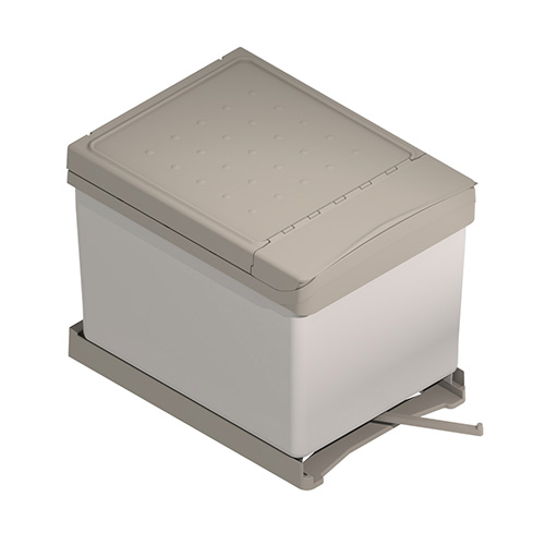 Cubos de basura - Cubo Basura Ecológico Extraíble F Beige