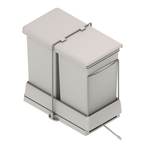 Cubos de basura - Cubo Basura Ecológico Extraíble D Beige