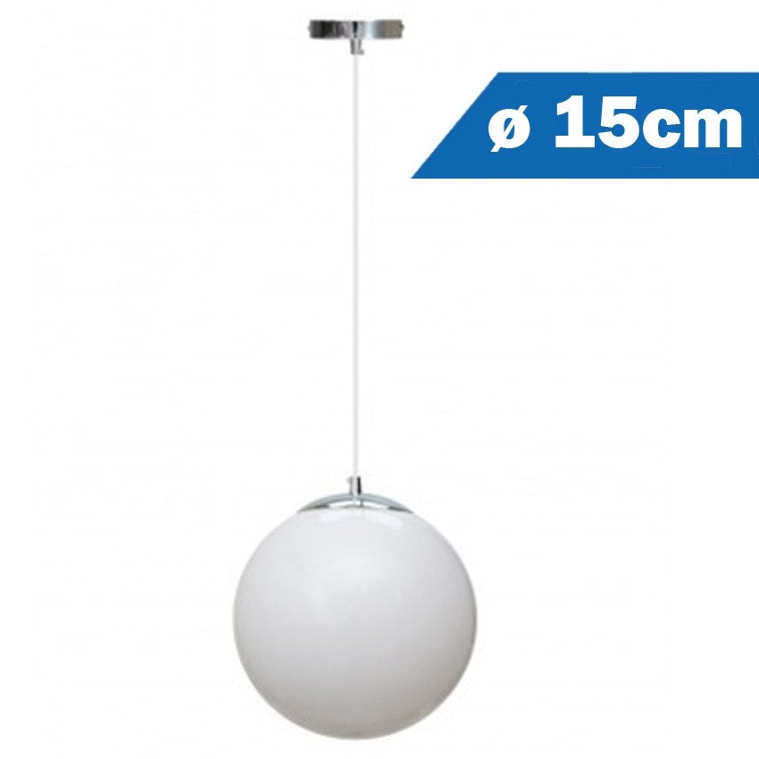 Colgante Globo Opal Cerrada 15cm
