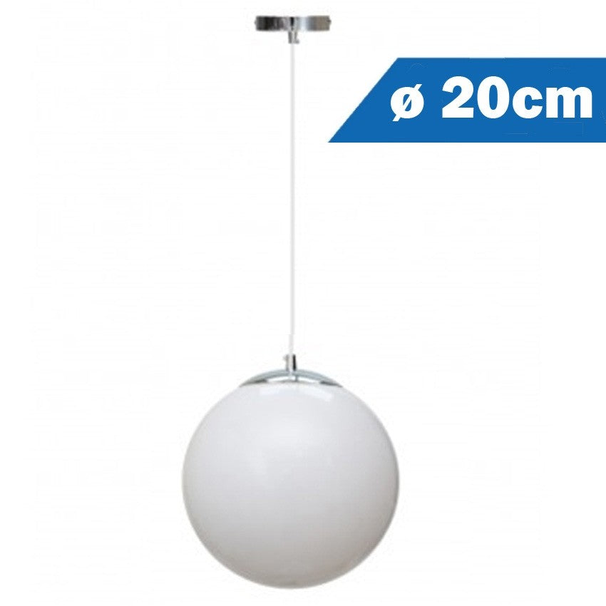 Colgante Globo Opal Cerrada 20cm