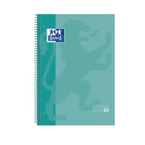 Cuaderno Oxford Classic 1 Linea - 80 Hojas A4 Turquesa