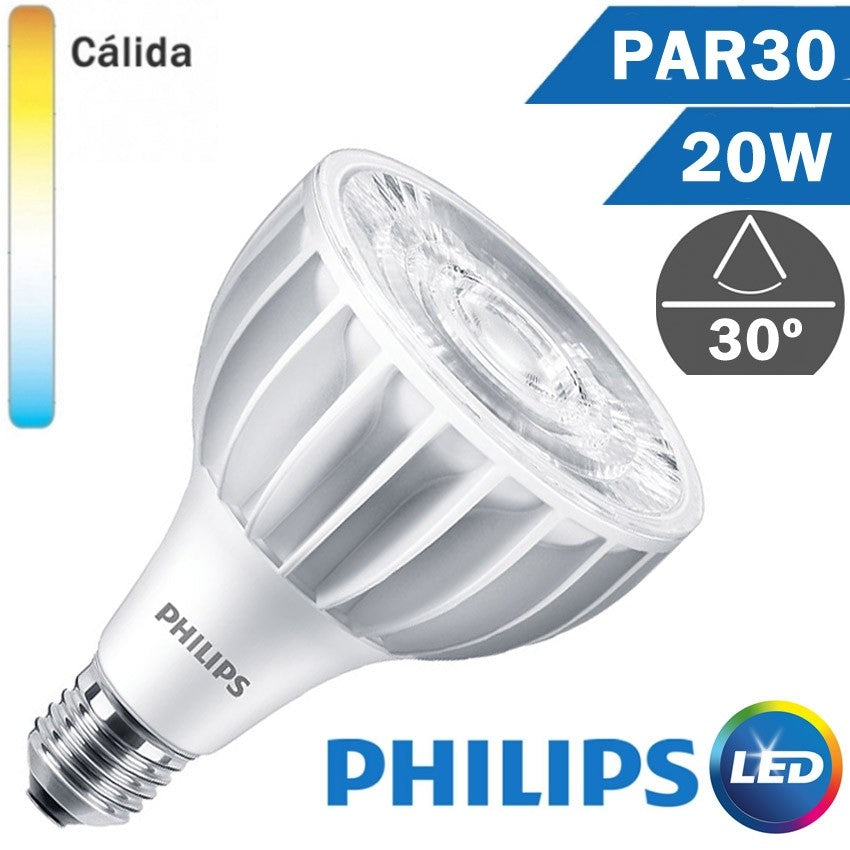 BOMBILLA LED E27 PHILIPS PAR30 L 20W 30º