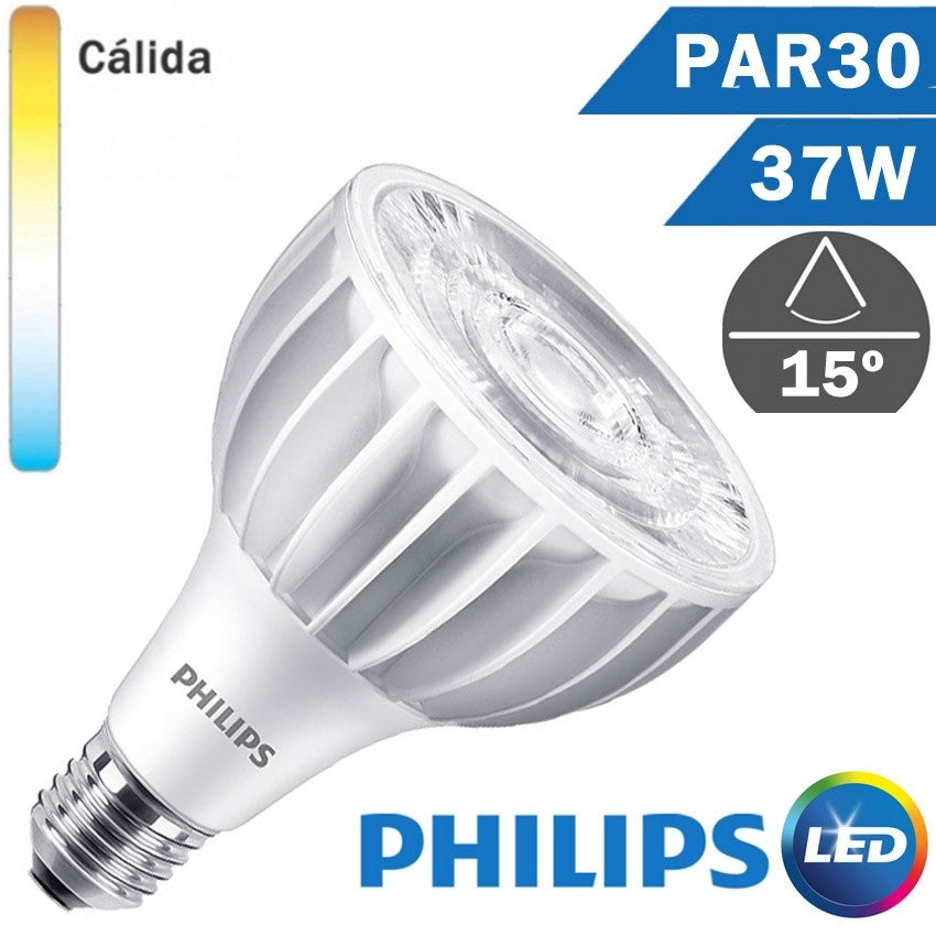 BOMBILLA LED E27 PHILIPS PAR30 L 37W 15º