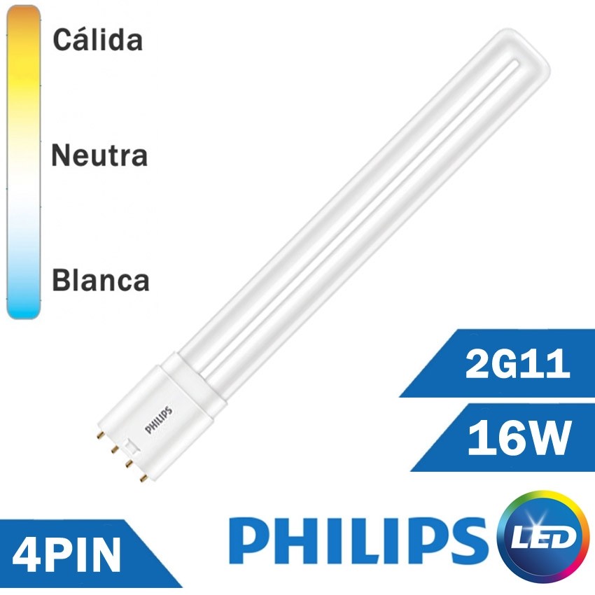 LÁMPARA LED PHILIPS PL-L 16W 2G11 4 PIN