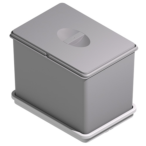 Cubos de basura - Cubo Basura Ecológico 14 Litros Gris