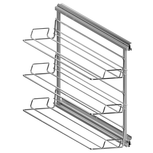 Interior armario - Zapatero Extraíble Reversible Lateral 3 Cestas