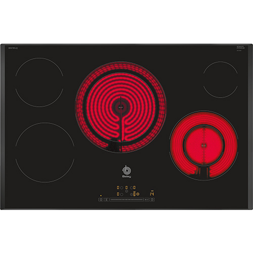 Vitrocerámicas - BALAY Encimera Vitrocerámica 3EB785LQ 5 Zonas Negro