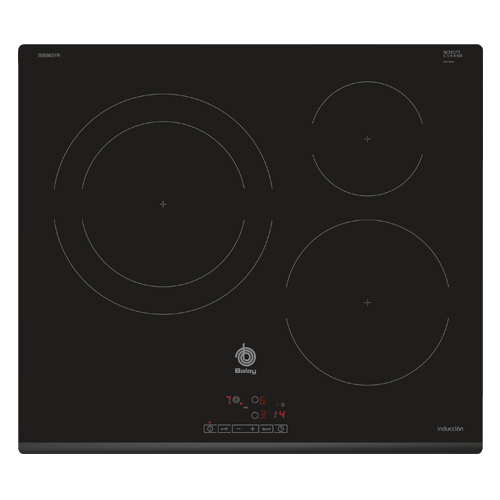 Placas de inducción - BALAY Encimera Inducción 3EB865FR 3 Zonas Negro