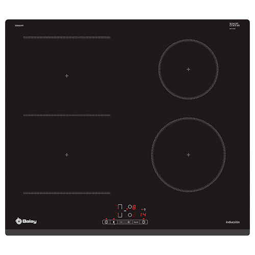 Placas de inducción - BALAY Encimera Flex Inducción 3EB963FR 2 Zonas Negro
