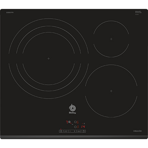 Placas de inducción - BALAY Encimera Inducción 3EB967FR 3 Zonas Negro