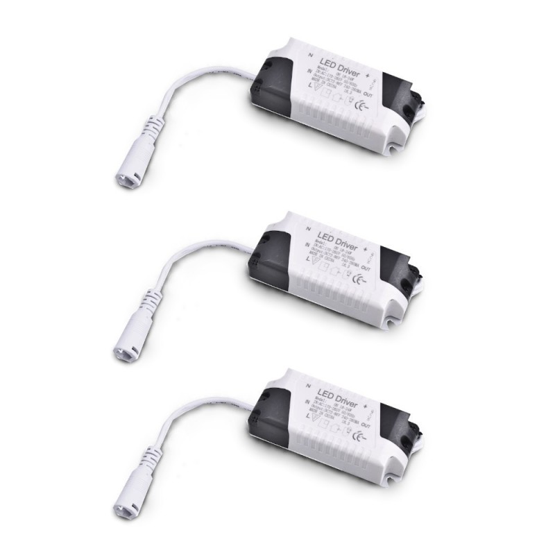 3x Driver downlight led 18W 24W DC