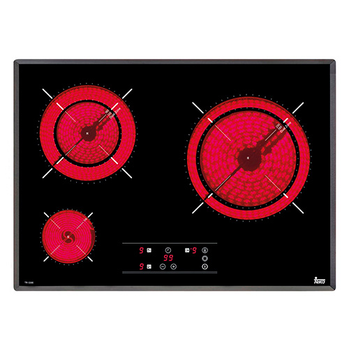 Vitrocerámicas - TEKA Encimera Vitrocerámica TR 5300 3 Zonas Negro