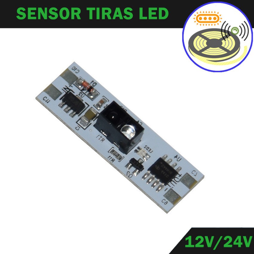 Interruptor Tiras LED DC12V/24V 2A Perfiles Paso Mano