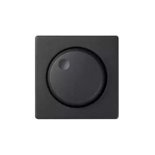 Regulador Conmutador Electronico Giratorio Simon 82  Negro