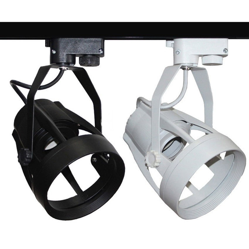 Foco Carril PAR30 E27 Retail Blanco / Negro