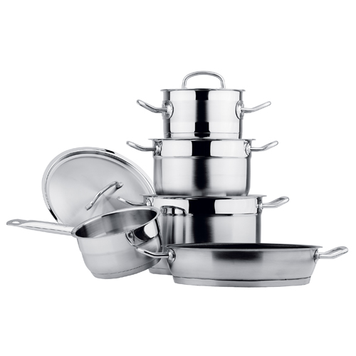Menaje para cocina - TEKA Set Batería Cocina 5 Piezas Inox
