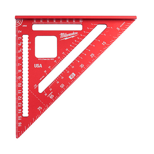 Varios - Herramientas - Escuadra de Carpintero MILWAUKEE 18 cm