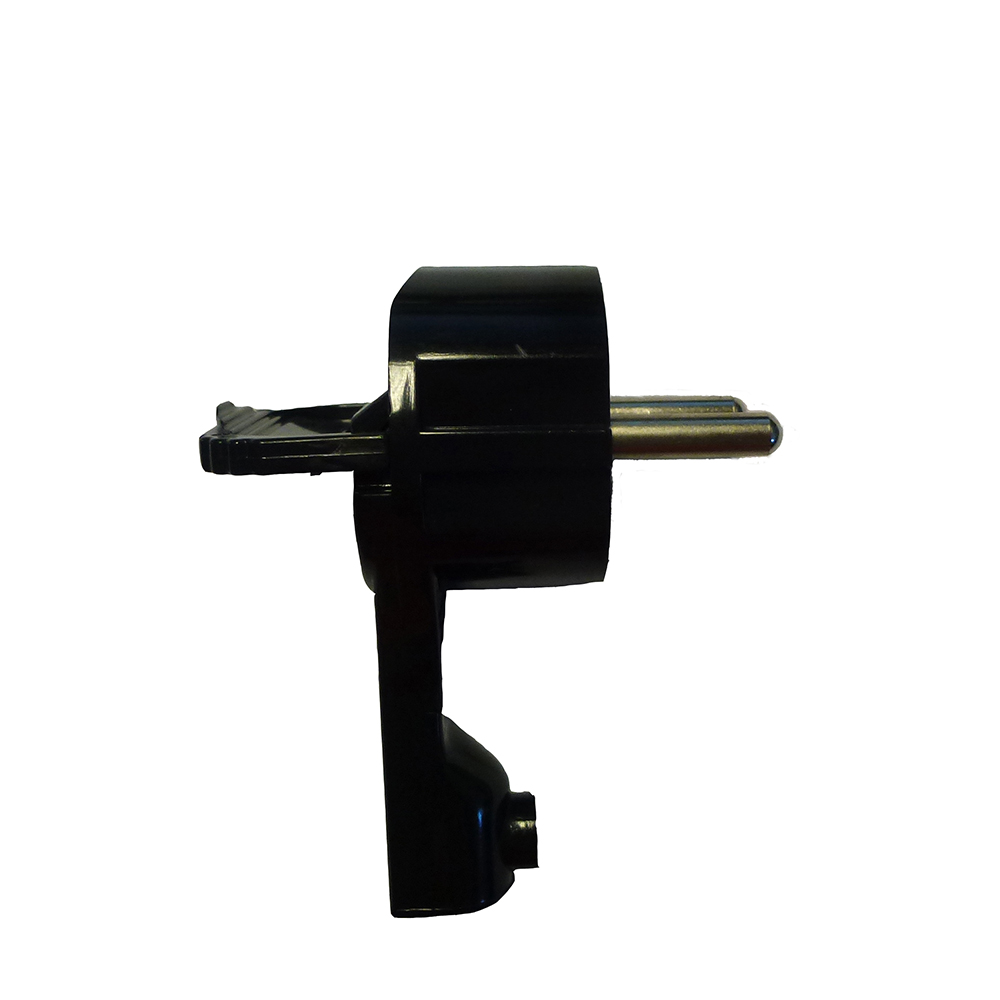 Clavija  Shuko Extra Plana Negra 16A, 220V.