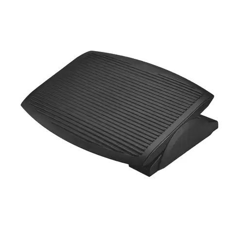 Reposapies Ajustable Q-connect Poliestireno  Negro