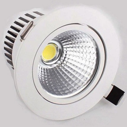 Empotrable LED COB 20W Basculante Redondo Blanco