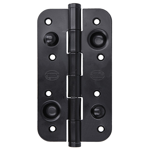 Bisagras de seguridad - Bisagra de Seguridad 571 150x82 mm Canto Redondo Negro