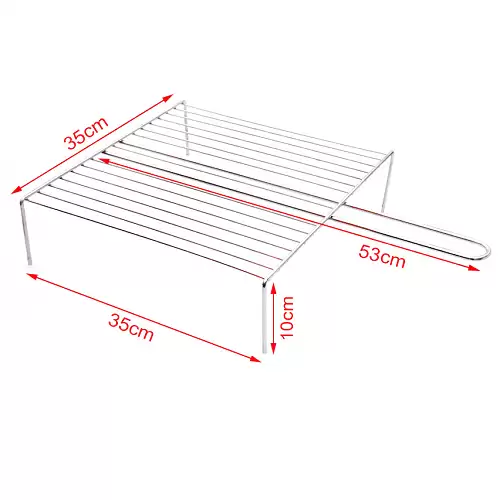 Parrilla Barbacoa Con Patas 53x35 Cm