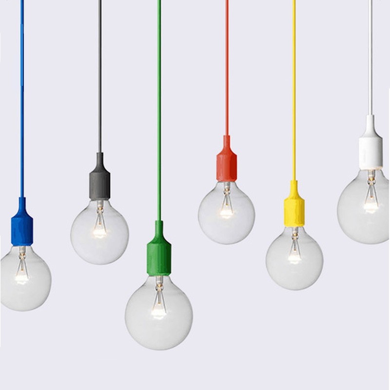 Colgante Vintage con Portalámparas  E27 - 6 COLORES