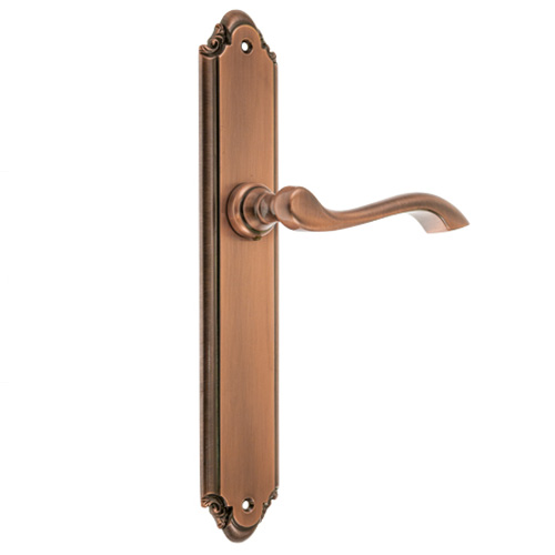 Manivelas con placa - Juego Manivelas con Placa 760 Cobre Viejo