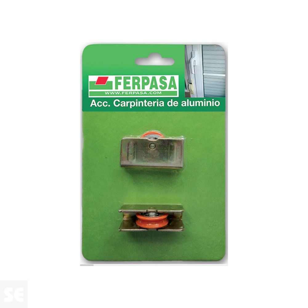 Rodamientos Nylon Con Soporte Metalico (2U.) 81140 2-M