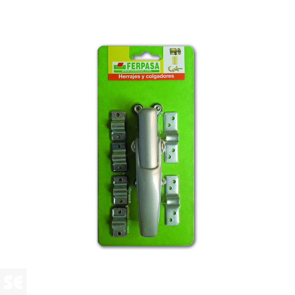 Manilla Falleba Mod.Luxe Cromo Mate Puente Bajo