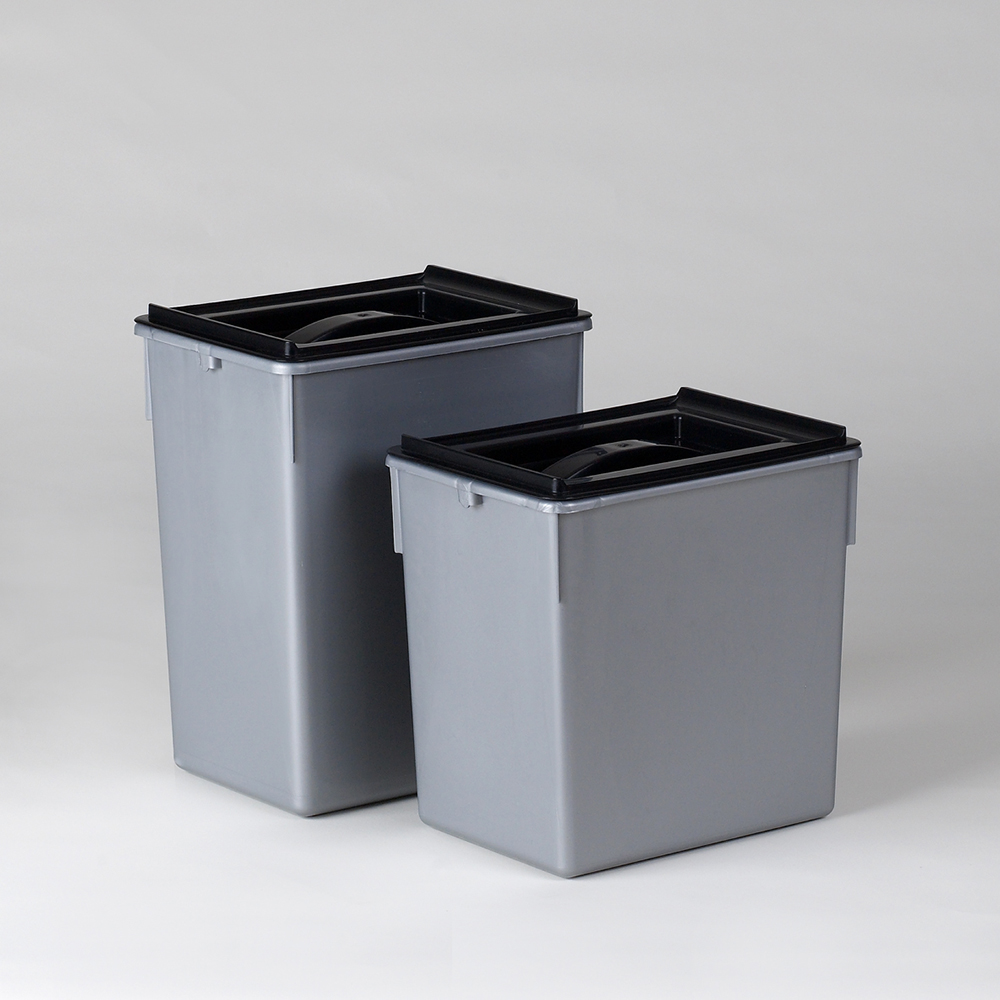 Papelera  Alta 8 L Blanca