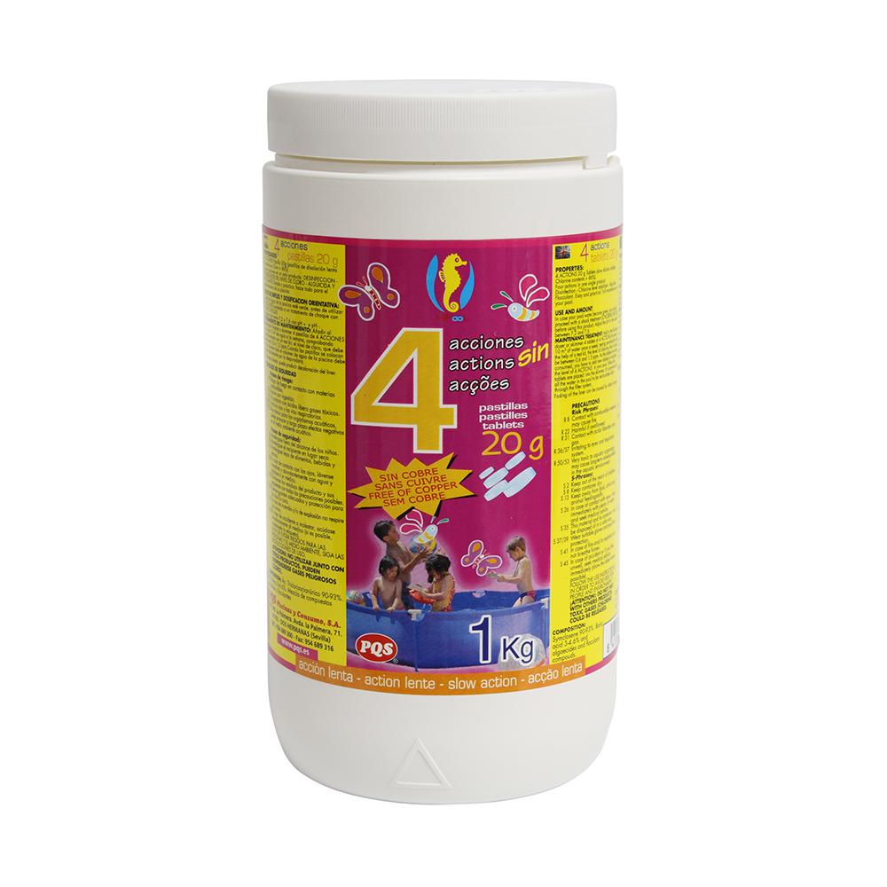 Cloro 5   4 Acciones P-20 1Kgcloro 5   4 Acciones P-20 1Kg