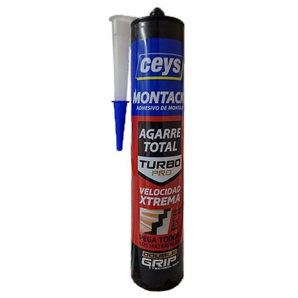 ADHESIVO MONTAJE CEYS MONTACK TURBO 290ML BLANCO