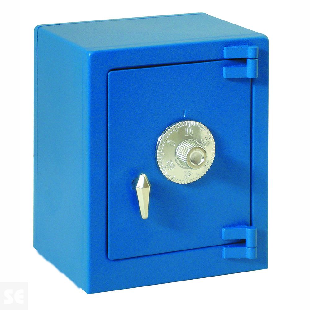 Hucha Caja Fuerte Con Ranura Azul 1 Caj