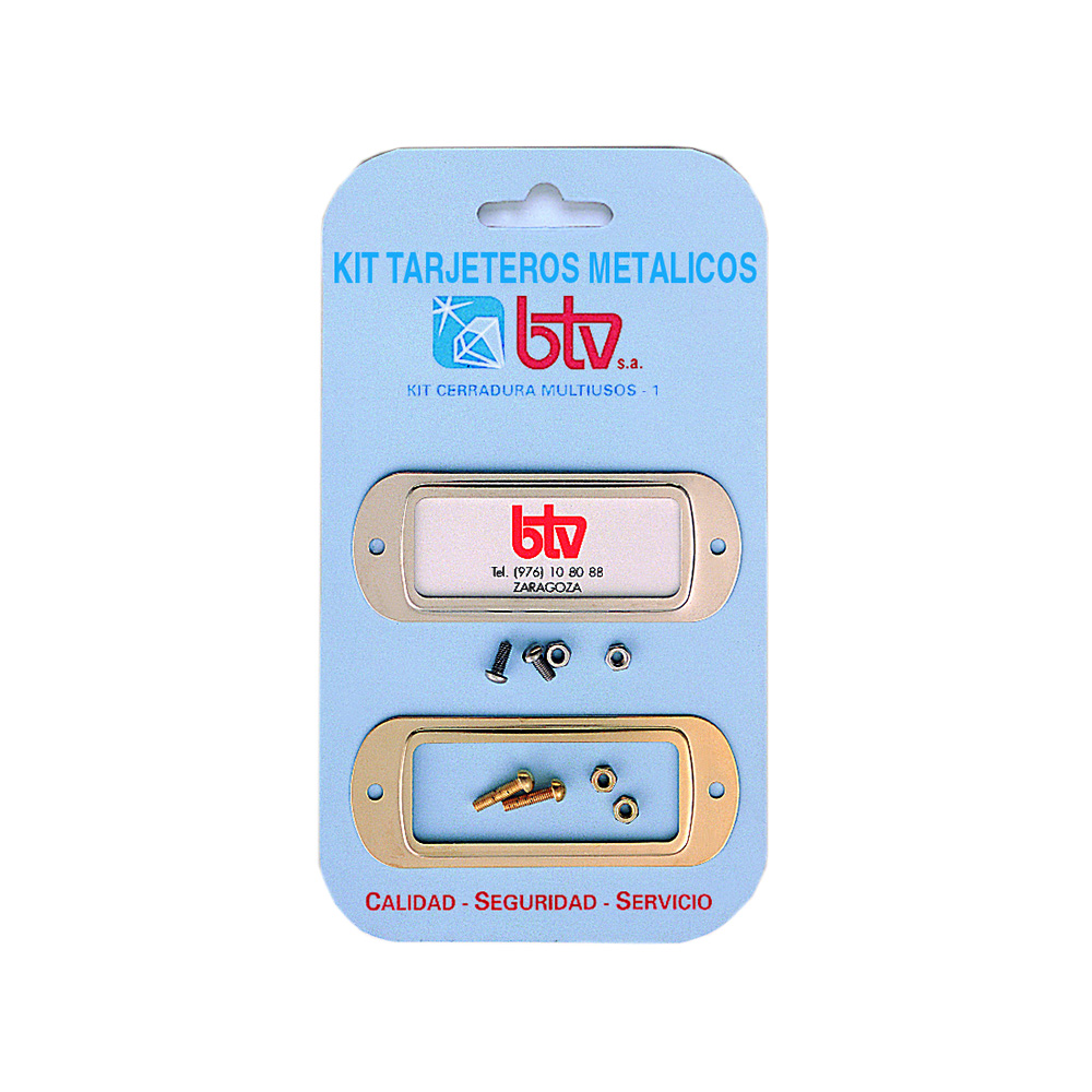 Tarjetero Metalico Cromado Ref-06012