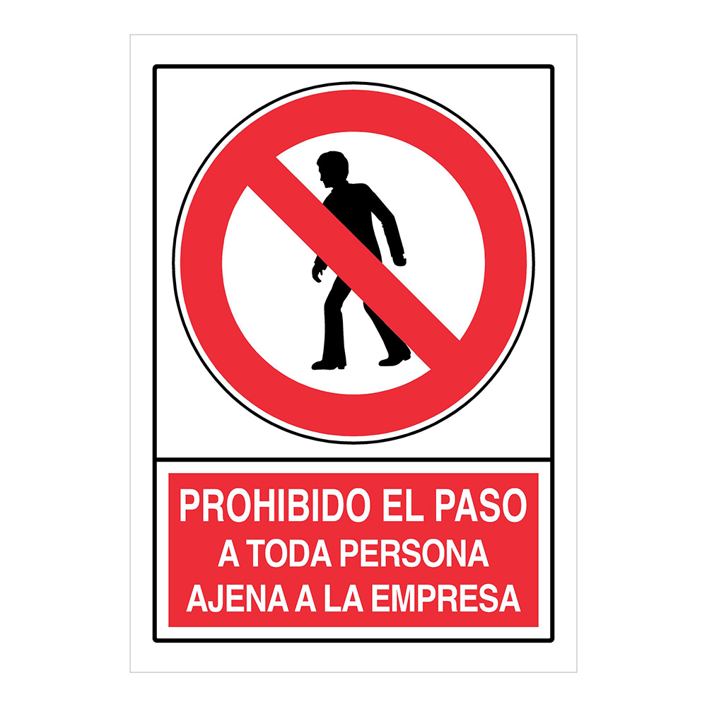 Señal Prohibicion 21x30 Ref. Pr-200