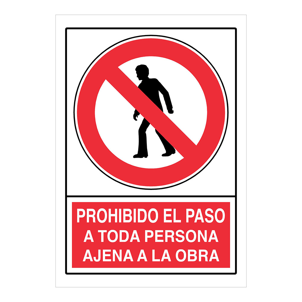 Señal Prohibicion 21x30 Ref. Pr-220