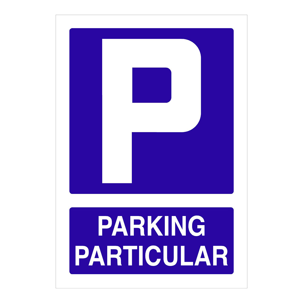 Señal Informativa Parking Particular 21x30 Ref. If-202