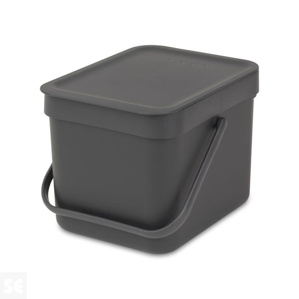 Sort & Go, Cubo de Desperdicios Gris 6 l