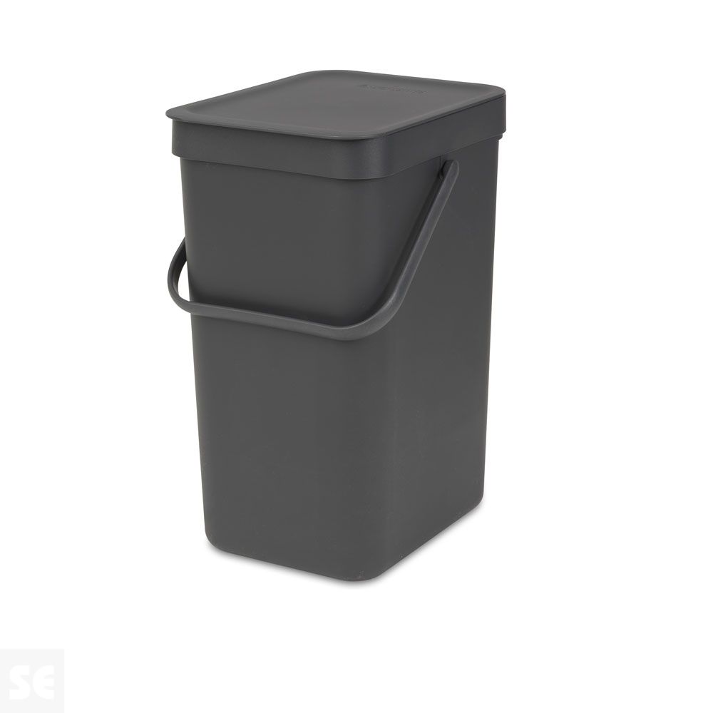Sort & Go, Cubo de Desperdicios Gris 12 l