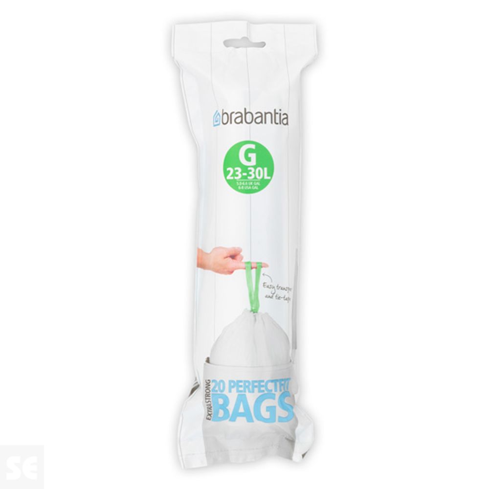 Bolsas de Basura, Código G, 23-30 l