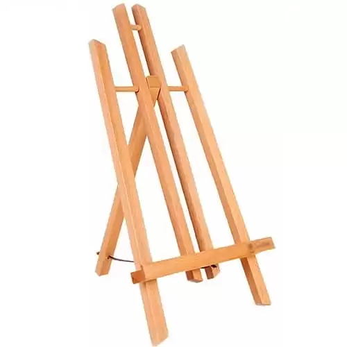 Mini-caballete De Pintura Para Escritorio 40 Cm