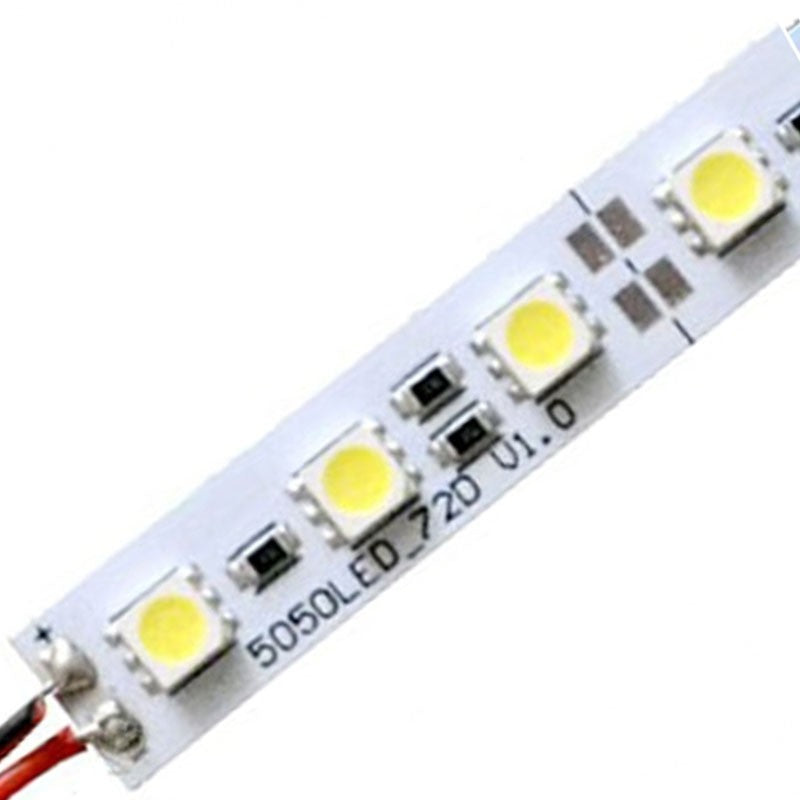 Tira LED Rígida 49cm 36 LEDs 12V Luz Blanca / Cálida