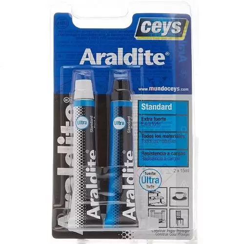 Adhesivo Araldit Standard Blister Grande 15+15 Ml