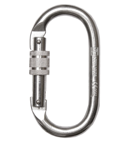 MOSQUETÓN de Rosca, de acero con apertura 19 mm