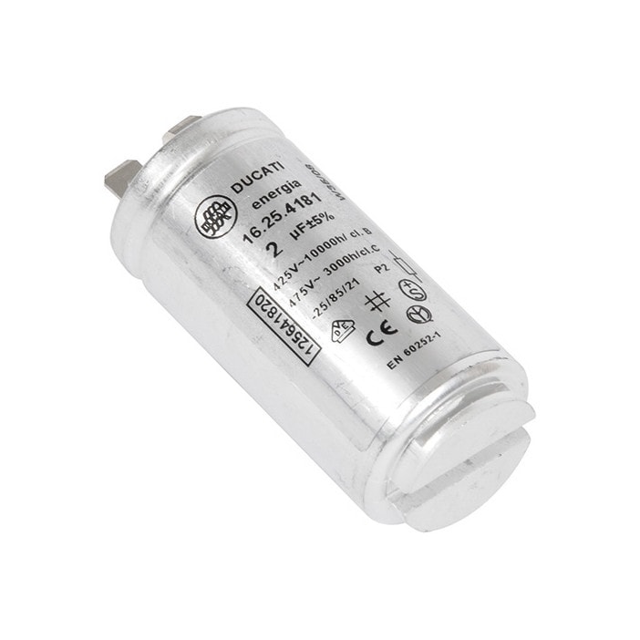 Condensador de arranque para secadora de tambor