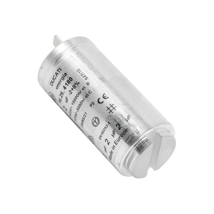 Condensador con relé 2uF para secadora de tambor