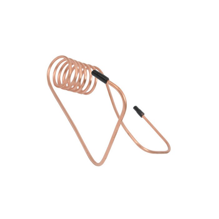 condensador, tubo, 72mm