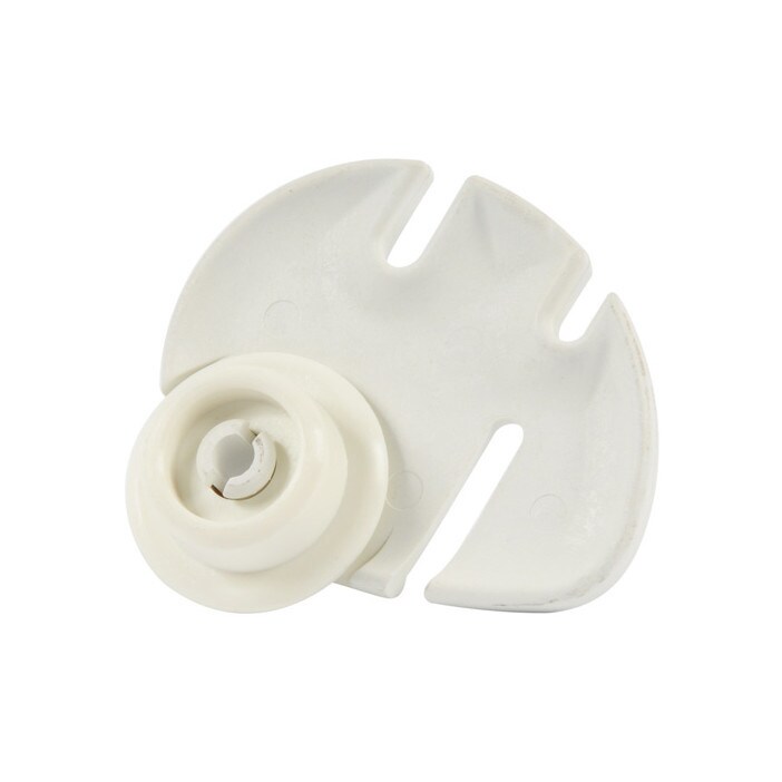 Pivote de rueda izquierda para cesto